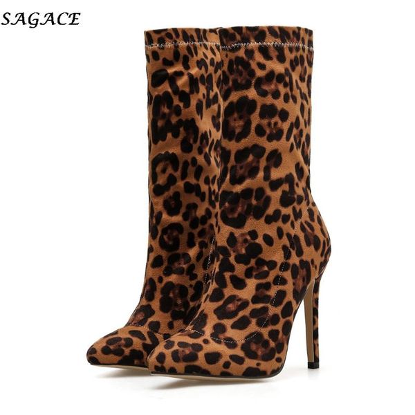 sagace autumn high heels boots women fashion leopard printed stiletto heel ladies pumps pointed-toe boots shoes woman #4z, Black
sagace autumn high heels boots women fashion leopard printed stiletto heel ladies pumps pointed-toe boots shoes woman #4z, Black