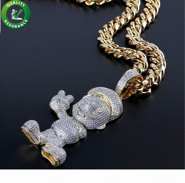 mario iced out pendant hip hop designer jewelry mens luxury diamond necklace gold miami cuban link chain micro paved bling cz punk rapper, Silver
mario iced out pendant hip hop designer jewelry mens luxury diamond necklace gold miami cuban link chain micro paved bling cz punk rapper, Silver