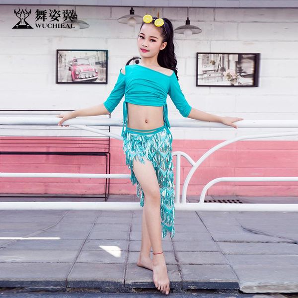 new children's belly dance skirt garment modal fashion belly dance clothes rt302, Black;red
new children's belly dance skirt garment modal fashion belly dance clothes rt302, Black;red