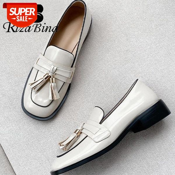 rizabina real leather women flats shoes fashion tassel square toe casual daily shoes woman office lady footwear size 34-40 #fe2h
rizabina real leather women flats shoes fashion tassel square toe casual daily shoes woman office lady footwear size 34-40 #fe2h