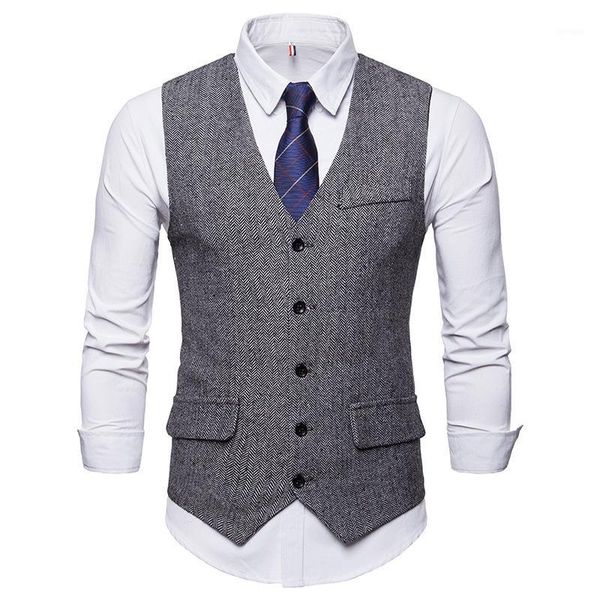 2018 autumn men's suit vest single breasted vintage design casual style cashmere blends olid color vest brand large size1, Black;white
2018 autumn men's suit vest single breasted vintage design casual style cashmere blends olid color vest brand large size1, Black;white