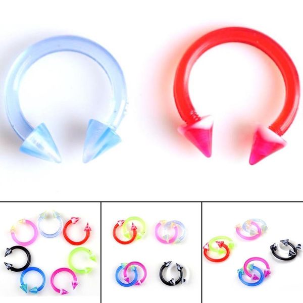 50pcs plastic cone circular barbell nostril nose ring piercing horseshoe rings nose lip eyebrow ear piercings body jewelry q jllmya, Silver
50pcs plastic cone circular barbell nostril nose ring piercing horseshoe rings nose lip eyebrow ear piercings body jewelry q jllmya, Silver