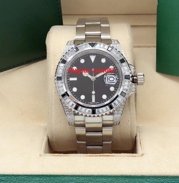 4 style watch 40mm 116610 diamond gem beze asia 2813 movement mechanical automatic mens men's watches, Slivery;brown
4 style watch 40mm 116610 diamond gem beze asia 2813 movement mechanical automatic mens men's watches, Slivery;brown