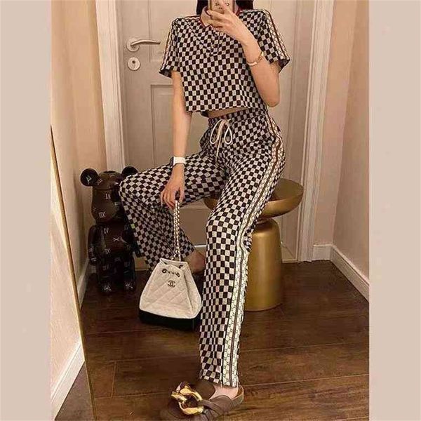 wide leg pants set women's summer new casual fashion short sleeved trousers chic two-piece set, White;black
wide leg pants set women's summer new casual fashion short sleeved trousers chic two-piece set, White;black