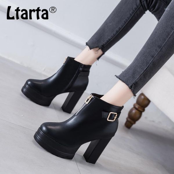 ltarta autumn and winter high-heeled shoes women's boots 10cm booties was thin platform waterproof platform boots -5376-11, Black
ltarta autumn and winter high-heeled shoes women's boots 10cm booties was thin platform waterproof platform boots -5376-11, Black