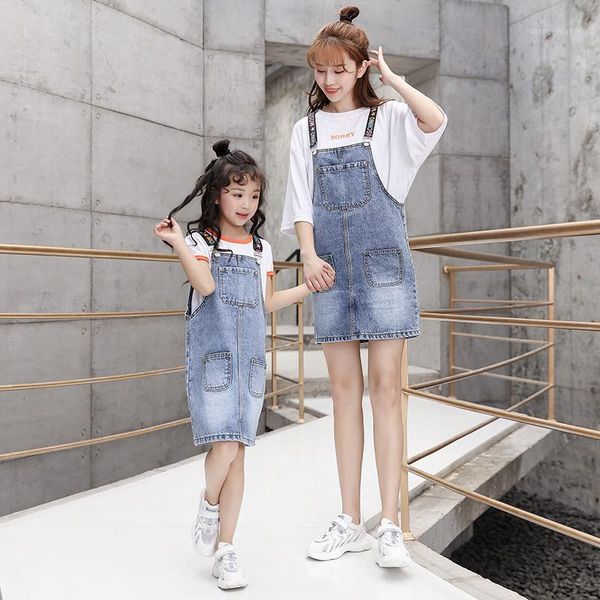 women's jeans fashion parent-child clothing summer suit style 2021 mother and daughter strap skirt1, Blue
women's jeans fashion parent-child clothing summer suit style 2021 mother and daughter strap skirt1, Blue