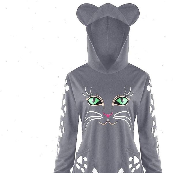 hoodies womens sweatshirt kawaii cat cap print ears hooded long sleeve jumper autumn pullover clothes sudadera mujer moletom, Black
hoodies womens sweatshirt kawaii cat cap print ears hooded long sleeve jumper autumn pullover clothes sudadera mujer moletom, Black