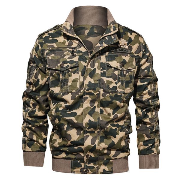 brand quality 100 cotton men's military camouflage fashion casual stand collor men kg-25, Black;brown
brand quality 100 cotton men's military camouflage fashion casual stand collor men kg-25, Black;brown