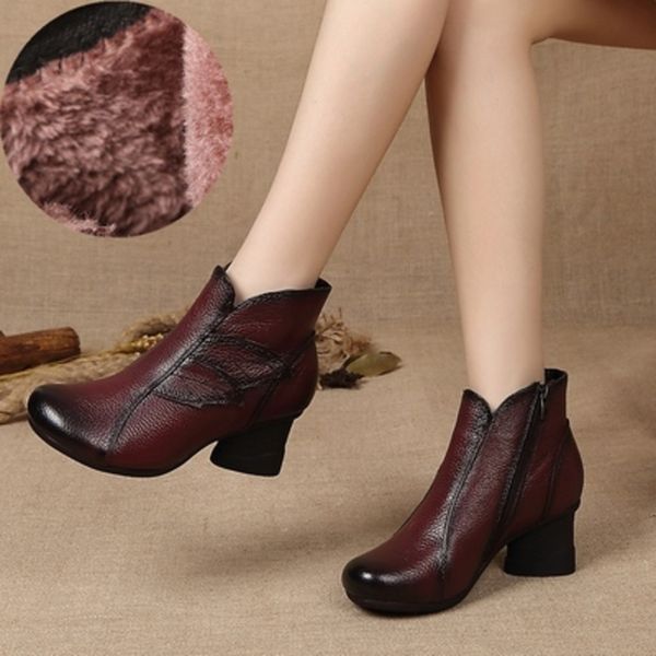 gktinoo autumn winter woman genuine leather ankle boots female casual shoes women waterproof warm snow boots ladies shoes c0129, Black
gktinoo autumn winter woman genuine leather ankle boots female casual shoes women waterproof warm snow boots ladies shoes c0129, Black
