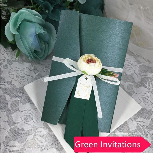 greeting cards 2021 green flower pattern wedding invitations card custom printable with ribbon envelope1
greeting cards 2021 green flower pattern wedding invitations card custom printable with ribbon envelope1