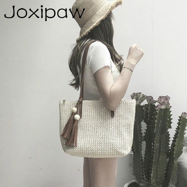 casual straw women shoulder bag new arrival straw knitting large beach bag female handbag summer holiday lady travel bags
casual straw women shoulder bag new arrival straw knitting large beach bag female handbag summer holiday lady travel bags