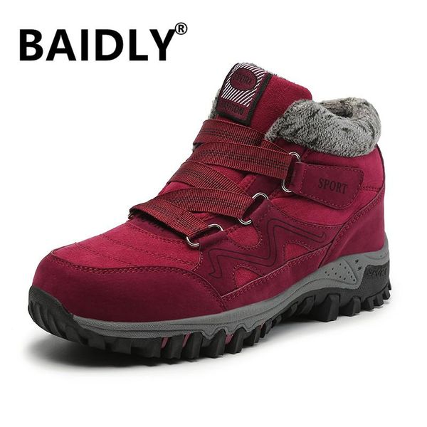 women boots winter keep warm quality ankle snow boots ladies lace-up comfortable waterproof booties chaussures femme, Black
women boots winter keep warm quality ankle snow boots ladies lace-up comfortable waterproof booties chaussures femme, Black