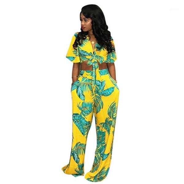 fashion printed women's causal two piece set summer bow tie lace-up short shirt and pockets loose long pants outfit set1, White
fashion printed women's causal two piece set summer bow tie lace-up short shirt and pockets loose long pants outfit set1, White