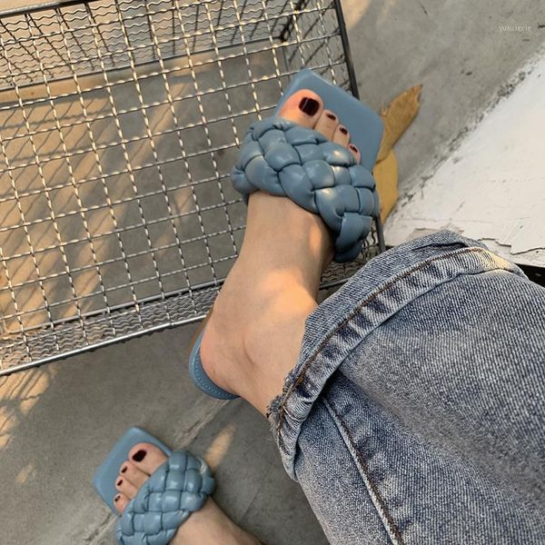 2021 new slippers weave leather women sandal open toe flat casual slides summer outdoor beach female flip flops1, Black
2021 new slippers weave leather women sandal open toe flat casual slides summer outdoor beach female flip flops1, Black
