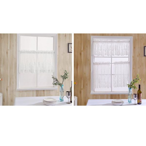 curtain & drapes 2pcs short embroidered tier voile valance window sheer cafe half-curtains for home living room decor shop ornament
curtain & drapes 2pcs short embroidered tier voile valance window sheer cafe half-curtains for home living room decor shop ornament