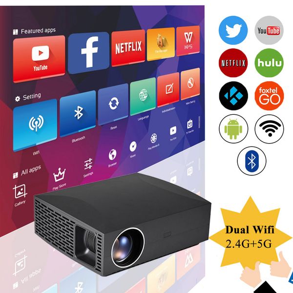 flzen f20up bluetooth wifi projector, 3800 lumens android projctor home theater, 2.4g+5g wifi projector for home office outdoor
flzen f20up bluetooth wifi projector, 3800 lumens android projctor home theater, 2.4g+5g wifi projector for home office outdoor
