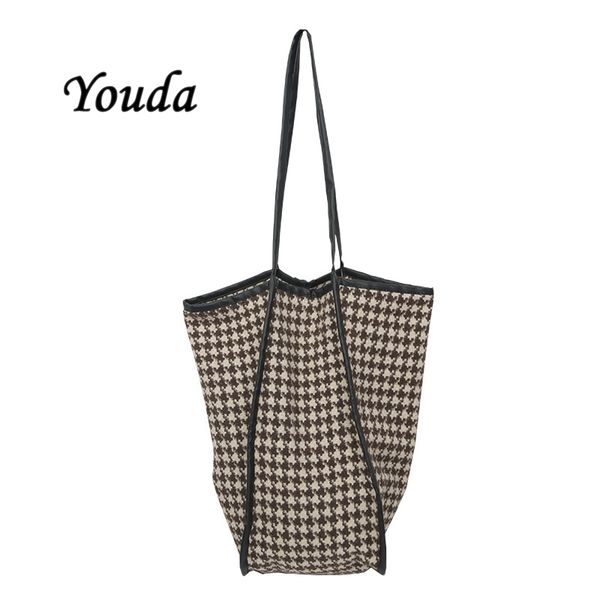 youda winter new women's woolen shoulder bag casual plaid fashion totes handbag students book high capacity shopping bags c1223
youda winter new women's woolen shoulder bag casual plaid fashion totes handbag students book high capacity shopping bags c1223