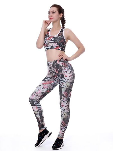 print yoga set fitness women sports running suit gym wear halter vest workout elastic quick dry yoga sets, Black;blue
print yoga set fitness women sports running suit gym wear halter vest workout elastic quick dry yoga sets, Black;blue