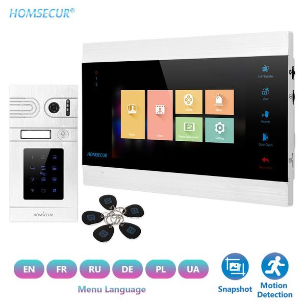 homsecur 7" video&audio smart doorbell 1.3mp with recording & snapsfor house/flat bc071hd-s+bm705hd-b
homsecur 7" video&audio smart doorbell 1.3mp with recording & snapsfor house/flat bc071hd-s+bm705hd-b