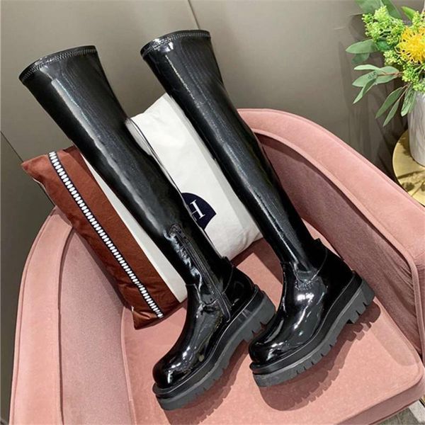 boots 2021 women thigh high thick sole platform long boot genuine leather over the knee autumn slim fit botas mujer1, Black
boots 2021 women thigh high thick sole platform long boot genuine leather over the knee autumn slim fit botas mujer1, Black