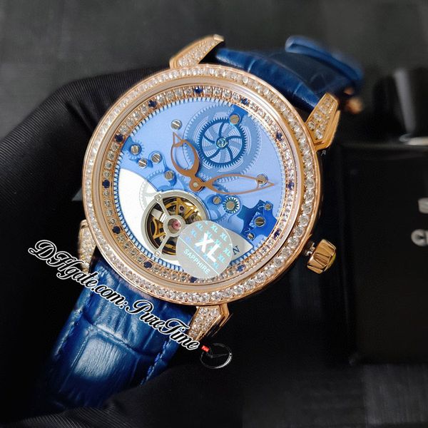 2022 classico 799-99bag tourbillon automatic mens watch diamonds bezel rose gold blue white dial diamond markers leather puretime limited ed, Slivery;brown
2022 classico 799-99bag tourbillon automatic mens watch diamonds bezel rose gold blue white dial diamond markers leather puretime limited ed, Slivery;brown