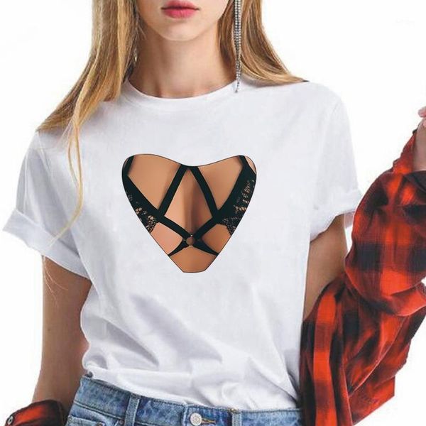 korean trend women t-shirt spoof personality chest print funny modern girl fun t shirt o-neck oversize tshirt1, White
korean trend women t-shirt spoof personality chest print funny modern girl fun t shirt o-neck oversize tshirt1, White