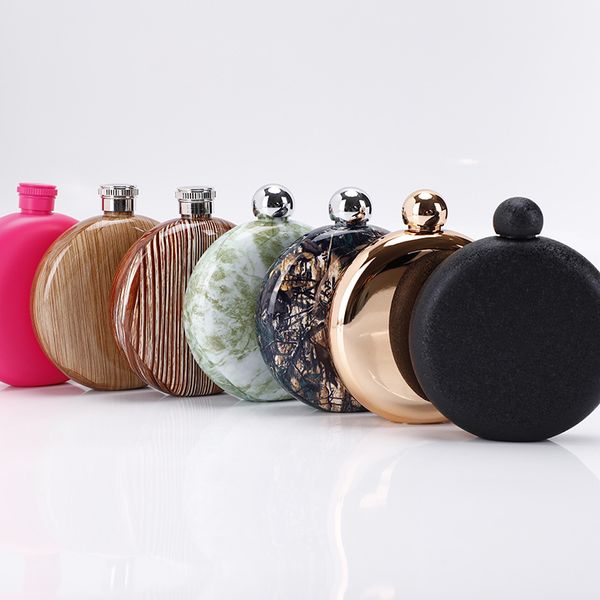 5 oz stainless steel hip flask special shaped russian wine pot marble pattern portable round bottle modern fashion lacker 10 5ml b2
5 oz stainless steel hip flask special shaped russian wine pot marble pattern portable round bottle modern fashion lacker 10 5ml b2