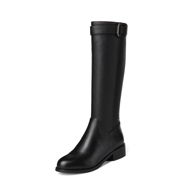 2021 new knee women autumn winter warm genuine leather party office shoes woman rouned toe high boots size 41 42 43 lij1, Black
2021 new knee women autumn winter warm genuine leather party office shoes woman rouned toe high boots size 41 42 43 lij1, Black