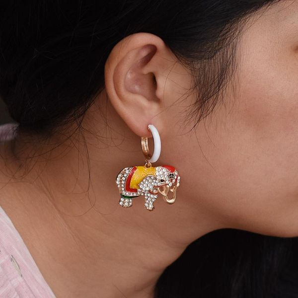 dangle & chandelier fashion women shiny rhinestone earring elephant shape mixed color for female vintage statement jewelry gift, Silver
dangle & chandelier fashion women shiny rhinestone earring elephant shape mixed color for female vintage statement jewelry gift, Silver