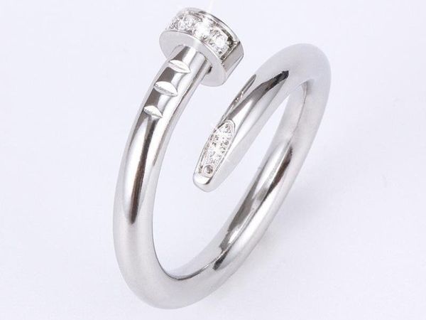 2020 new nail titanium steel ring women's fashion stainless steel jewelry web celebrity all-match11, Silver
2020 new nail titanium steel ring women's fashion stainless steel jewelry web celebrity all-match11, Silver