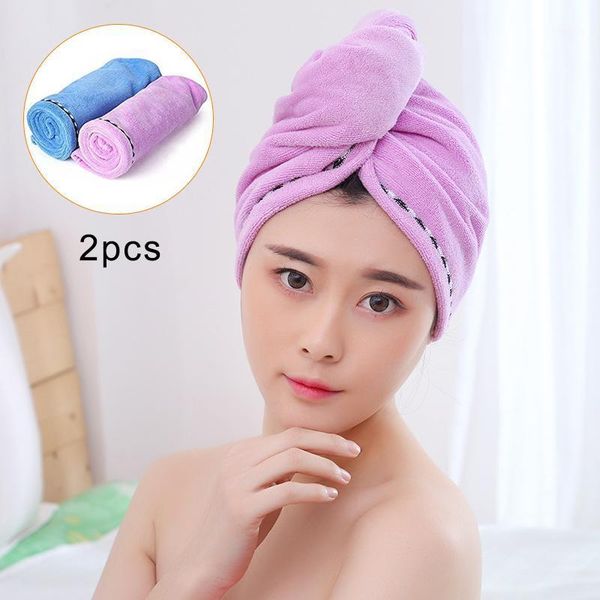 2pcs hair dry towel microfiber wrapped bath cap quick drying shower towel with button sneldrogende handdoek h99f1
2pcs hair dry towel microfiber wrapped bath cap quick drying shower towel with button sneldrogende handdoek h99f1