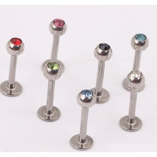 labret ring l06 100pcs mix 7 color steel crystal lip ring lip bar lab sqcncv dh_seller2010, Black
labret ring l06 100pcs mix 7 color steel crystal lip ring lip bar lab sqcncv dh_seller2010, Black