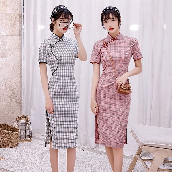 5dhxa improved cotton checkered young girl x1syy cheongsamstudent dress length new cheongsam dress medium new cheongsam 2020, Black;gray
5dhxa improved cotton checkered young girl x1syy cheongsamstudent dress length new cheongsam dress medium new cheongsam 2020, Black;gray