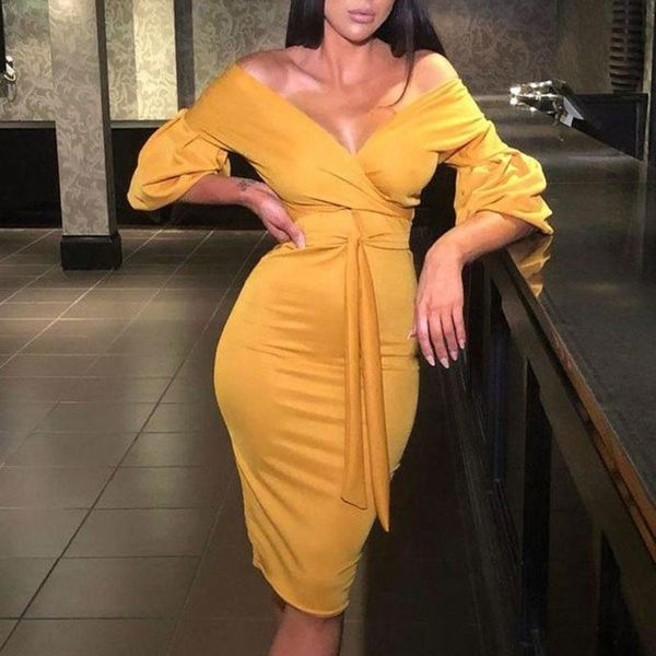 women's wool & blends bandage dress women summer solid long sleeve off shoulder party backless slim clubwear knee-length vestidos#j30, Black
women's wool & blends bandage dress women summer solid long sleeve off shoulder party backless slim clubwear knee-length vestidos#j30, Black