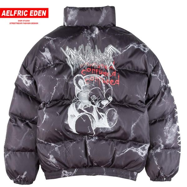hip hop hurt bear printed men thick parka casual warm padded jacket coats 2020 harajuku male windbreaker streetwear, Black
hip hop hurt bear printed men thick parka casual warm padded jacket coats 2020 harajuku male windbreaker streetwear, Black