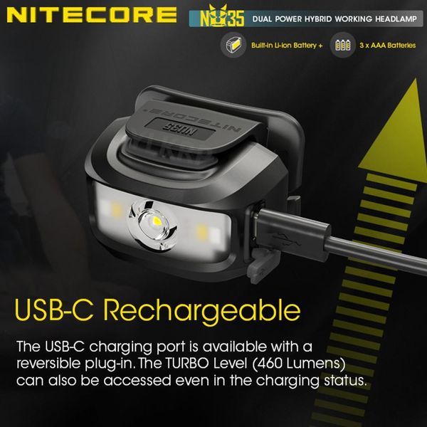 nitecore nu35 460 lumens can use the built in battery and easy to replace aaa battery at the same time usb c direct charge hyb bbypjb
nitecore nu35 460 lumens can use the built in battery and easy to replace aaa battery at the same time usb c direct charge hyb bbypjb