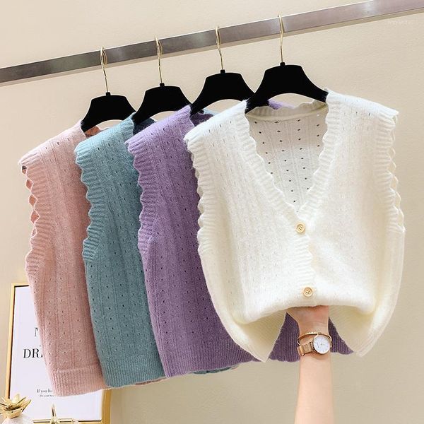 v-neck knitted sweater solid color lace cardigan commute women's loose sleeveless fashion short sleeve winter1, White
v-neck knitted sweater solid color lace cardigan commute women's loose sleeveless fashion short sleeve winter1, White