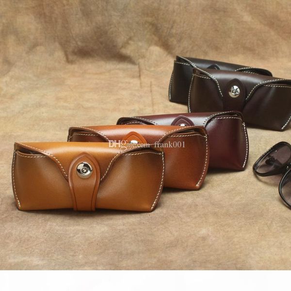 new arrive vintage eyeglasses box hard genuine leather luxury spectacle glasses bag case eyewear sunglasses holder cover men women
new arrive vintage eyeglasses box hard genuine leather luxury spectacle glasses bag case eyewear sunglasses holder cover men women