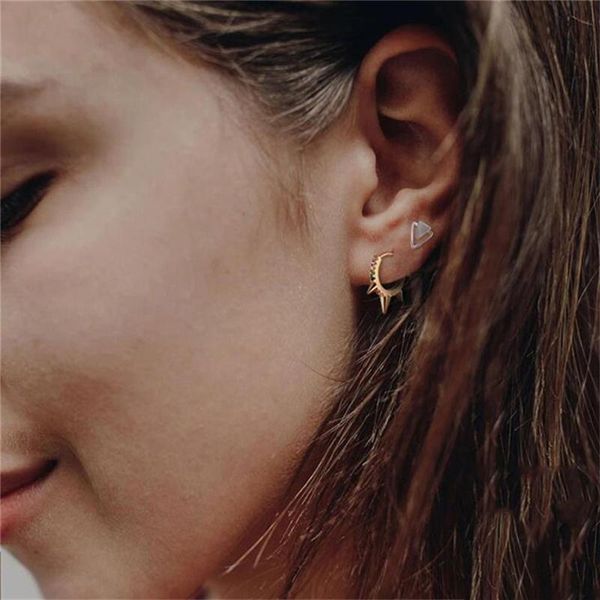 hoop & huggie women gold earrings stud for female plated small spike earring dangle cuff, Golden;silver
hoop & huggie women gold earrings stud for female plated small spike earring dangle cuff, Golden;silver