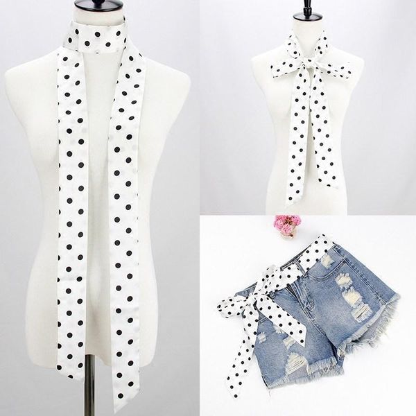 new woman small long silk scarf printing dots fashion hair ribbons for girl handbag scarf apparel accessories japanese1, Blue;gray
new woman small long silk scarf printing dots fashion hair ribbons for girl handbag scarf apparel accessories japanese1, Blue;gray