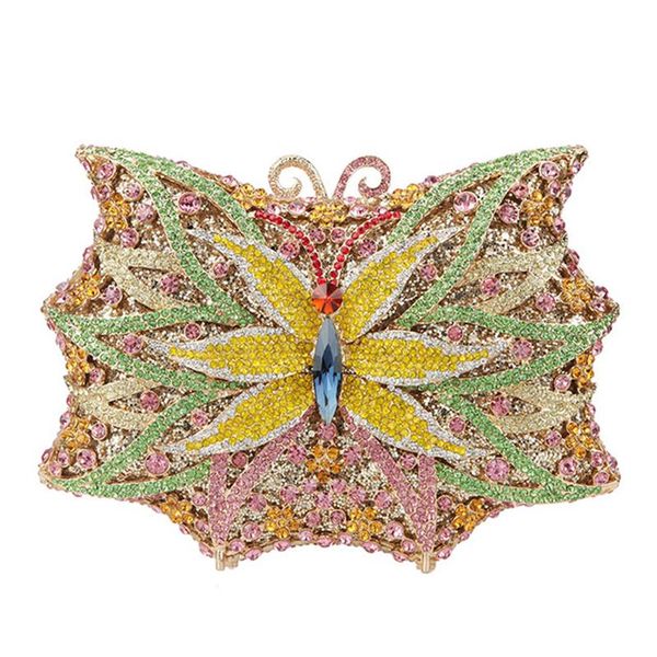 xiyuan butterfly shape women wedding purse multi-colored crystal women evening bags clutch luxury ladies diamond mini minadiere
xiyuan butterfly shape women wedding purse multi-colored crystal women evening bags clutch luxury ladies diamond mini minadiere