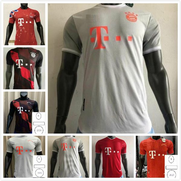 20 21 player version sane lewandowski coman gnabry alaba davies muller soccer jersey 2020 2021 football shirt men sets uniform, Black;yellow
20 21 player version sane lewandowski coman gnabry alaba davies muller soccer jersey 2020 2021 football shirt men sets uniform, Black;yellow