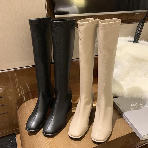 ins 2020 fashion women 7cm black block high heels long boots new winter warm knee high boots soft leather thigh shoes
ins 2020 fashion women 7cm black block high heels long boots new winter warm knee high boots soft leather thigh shoes