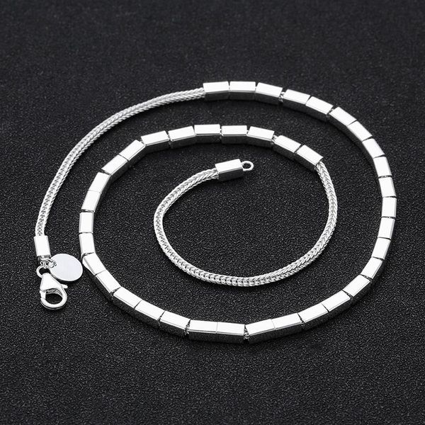 3.5mm s925 pure silver jewelry creative silver female necklace chain 45cm
3.5mm s925 pure silver jewelry creative silver female necklace chain 45cm