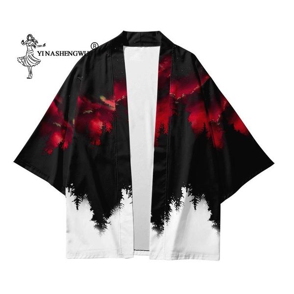 ethnic clothing japanese costume print kimono men harajuku women japan haori cardigan t-shirt yukata coats black forest robe loose jack, Red
ethnic clothing japanese costume print kimono men harajuku women japan haori cardigan t-shirt yukata coats black forest robe loose jack, Red