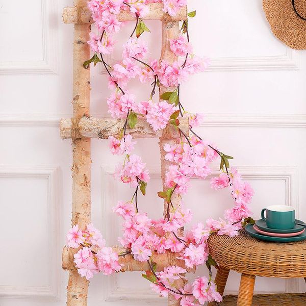 decorative flowers & wreaths 177cm fake cherry blossom vine silk artificial sakura flower wall garland hanging diy party decor wedding home
decorative flowers & wreaths 177cm fake cherry blossom vine silk artificial sakura flower wall garland hanging diy party decor wedding home