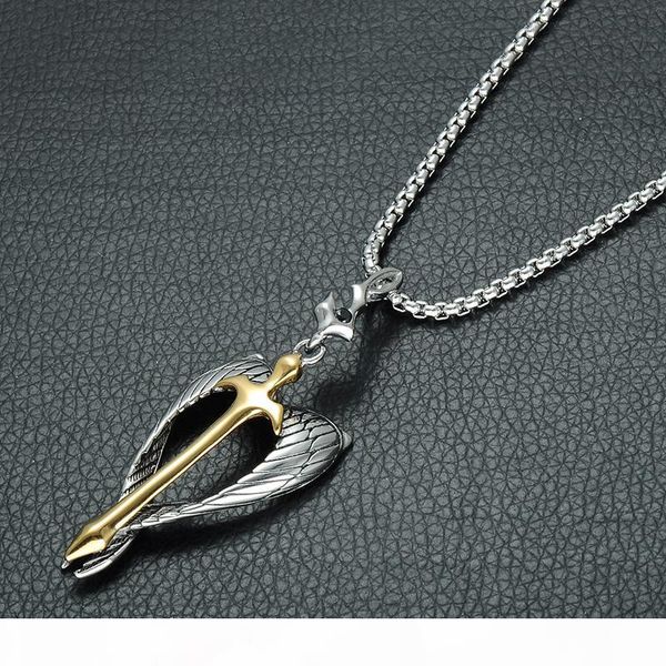 d&z religious gold cross pendant necklace stainless steel silver angel wings soul crucifix necklaces for christian jewelry
d&z religious gold cross pendant necklace stainless steel silver angel wings soul crucifix necklaces for christian jewelry