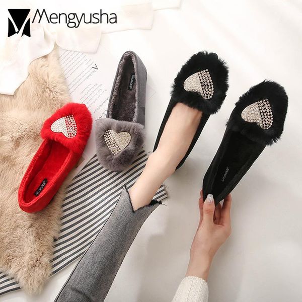 winter shoes metal heart decoration fur flats women 41-43 big size shiny crystal heart furry loafers ladies plush mules, Black
winter shoes metal heart decoration fur flats women 41-43 big size shiny crystal heart furry loafers ladies plush mules, Black