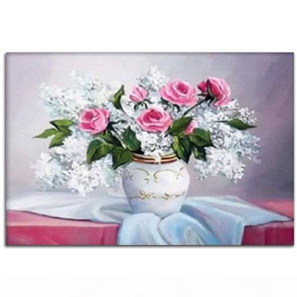 rose in white vase diy full diamond embroidery diamond painting cross-stitch pink flowers wall stickers beadwork kits gift resin
rose in white vase diy full diamond embroidery diamond painting cross-stitch pink flowers wall stickers beadwork kits gift resin
