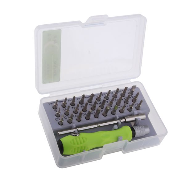 32-in-1 screwdrivers bits set kit - precision - phillips flat penta torxbit hex tria y-type u-type- with shank. for mobile phone
32-in-1 screwdrivers bits set kit - precision - phillips flat penta torxbit hex tria y-type u-type- with shank. for mobile phone